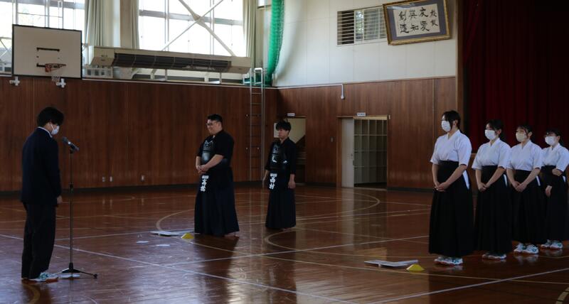 高体連支部大会壮行会4